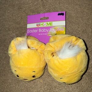 Kids Yellow Baby Booties